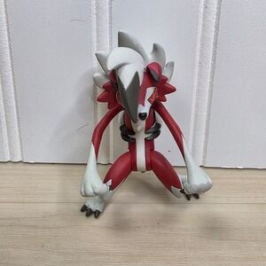 Tomy Pokemon Midnight Form Lycanroc Action Figure Red White F1917WCG01